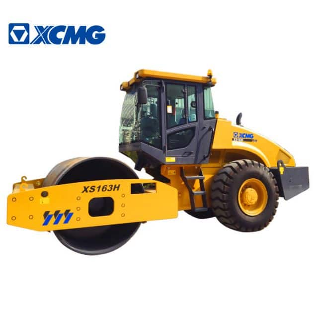 XCMG 16ton full hydraulic single drum road roller XS163H